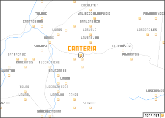 map of Cantería