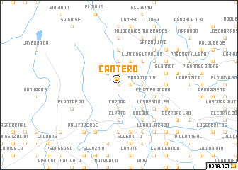 map of Cantero