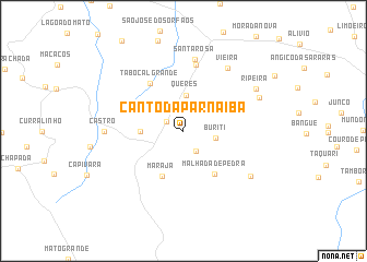 map of Canto da Parnaíba