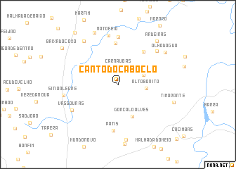 map of Canto do Caboclo