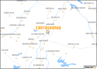 map of Canto Grande