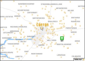 map of Canton