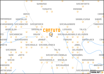 map of Cantuto