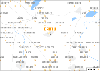 map of Cantù