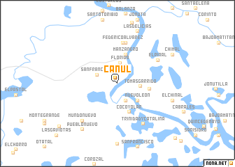 map of Canul