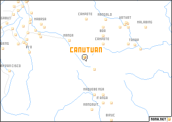 map of Canutuan