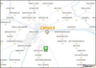 map of Canwick