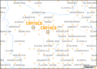 map of Canyuco