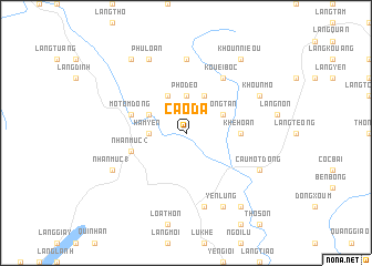 map of Cao Ða