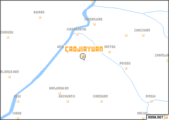 map of Caojiayuan