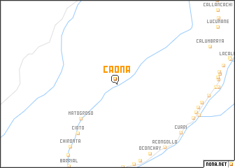 map of Caoña