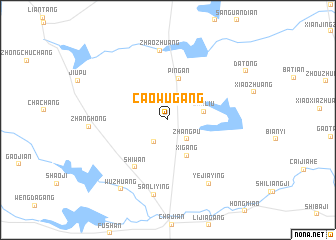 map of Caowugang