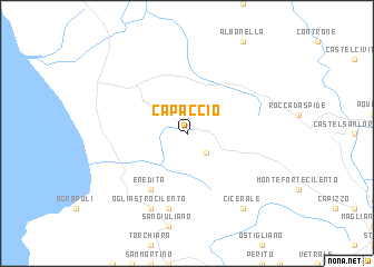 map of Capaccio