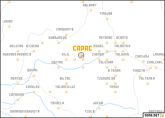 map of Capac