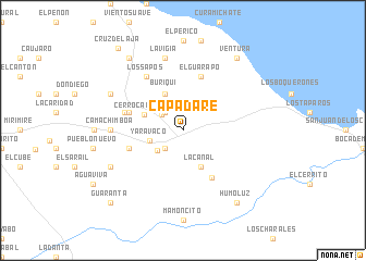 map of Capadare