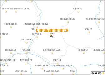 map of Cap de Barranch