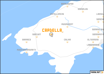 map of Capdellá