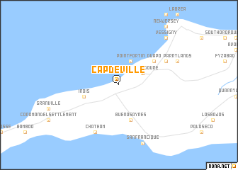 map of Cap-de-Ville
