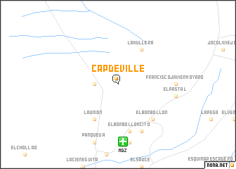 map of Capdeville