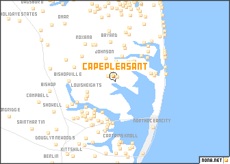 map of Cape Pleasant