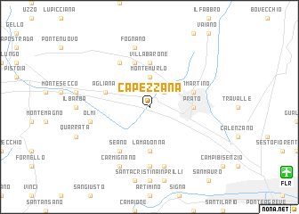 map of Capezzana