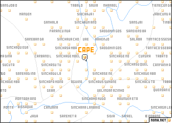 map of Capé