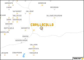 map of Capillacollo