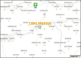 map of Căpîlna de Sus