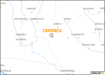 map of Capim Açu