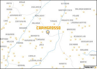 map of Capim Grosso