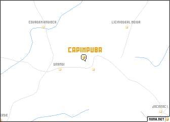 map of Capim Puba