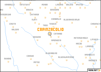 map of Capinza-Cólio