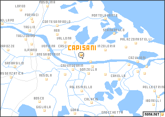 map of Caʼ Pisani