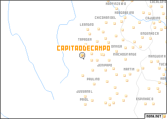 map of Capitão de Campo
