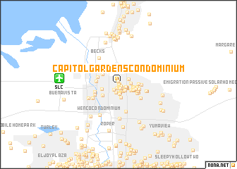 map of Capitol Gardens Condominium