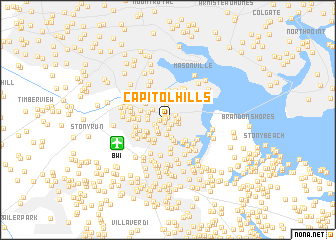 map of Capitol Hills