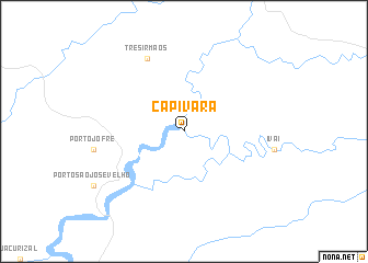 map of Capivara