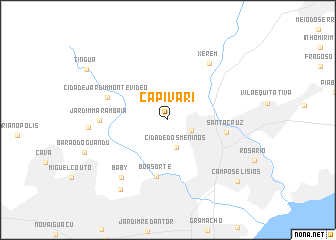 map of Capivari