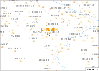 map of Capljak