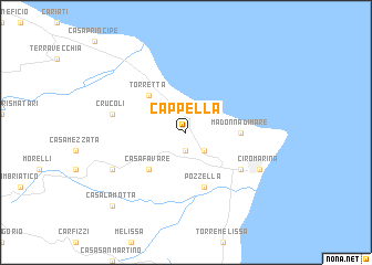 map of Cappella