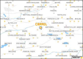 map of Cappel