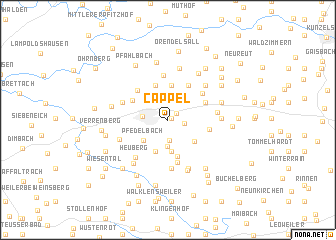 map of Cappel