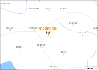 map of Çapraşık