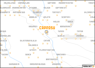 map of Cap Roşu