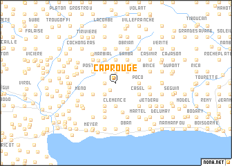 map of Cap Rouge