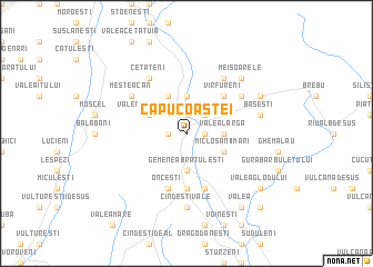 map of Capu Coastei