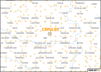 map of Capul-an