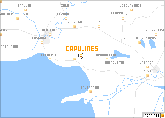 map of Capulines
