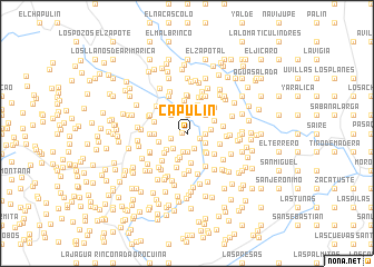 map of Capulín