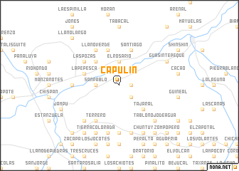 map of Capulín